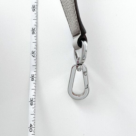 Tory Burch Womens Thea Zip Tote Bag With Tassel French Gray One Size Dust Bag - Picture 9 of 12